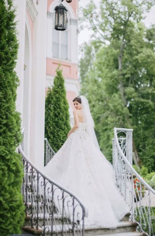 Ines Di Santo discounted designer wedding dresses