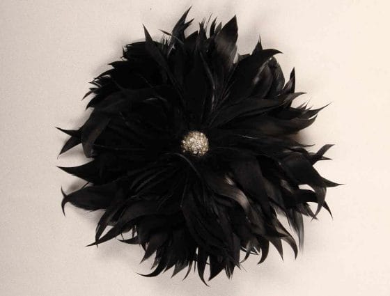 Your Dream Dress Exclusive Black Hair Flower