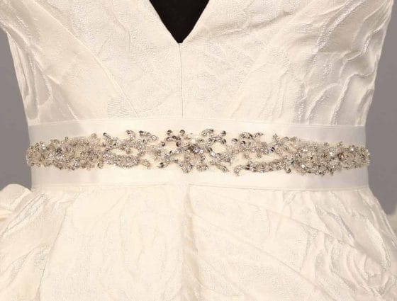 B559 Embellished Bridal Sash