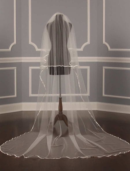 Your Dream Dress Exclusive S499VL Diamond White Chapel Length Oval Bridal Veil