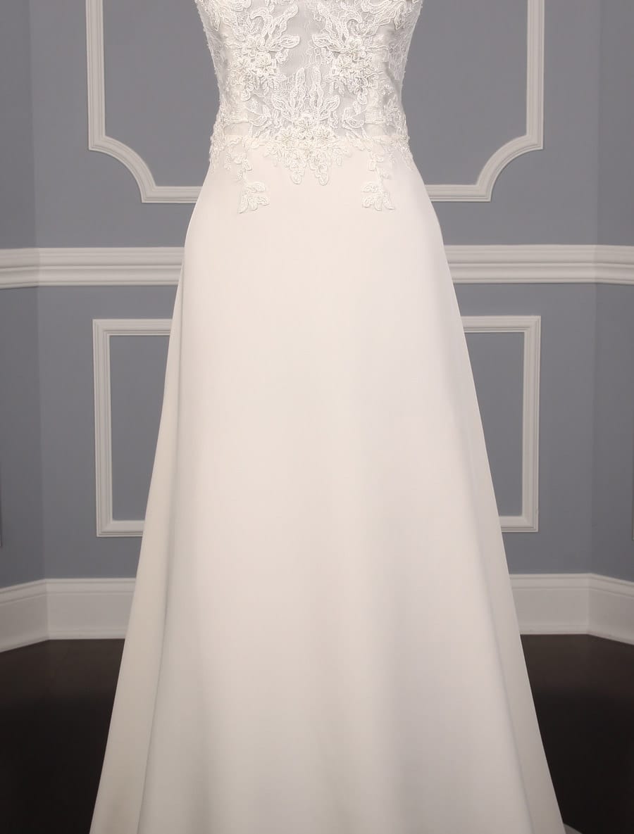 Ines Di Santo Fair X Wedding Dress Front Skirt Detail