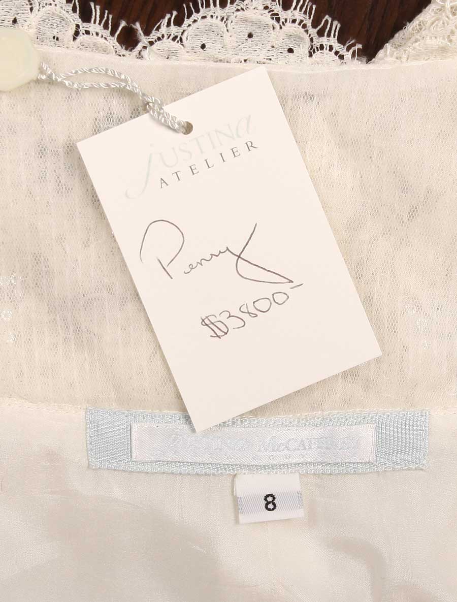 Jenny Atelier Discount Wedding Dresses Penny Interior Label Hang Tag