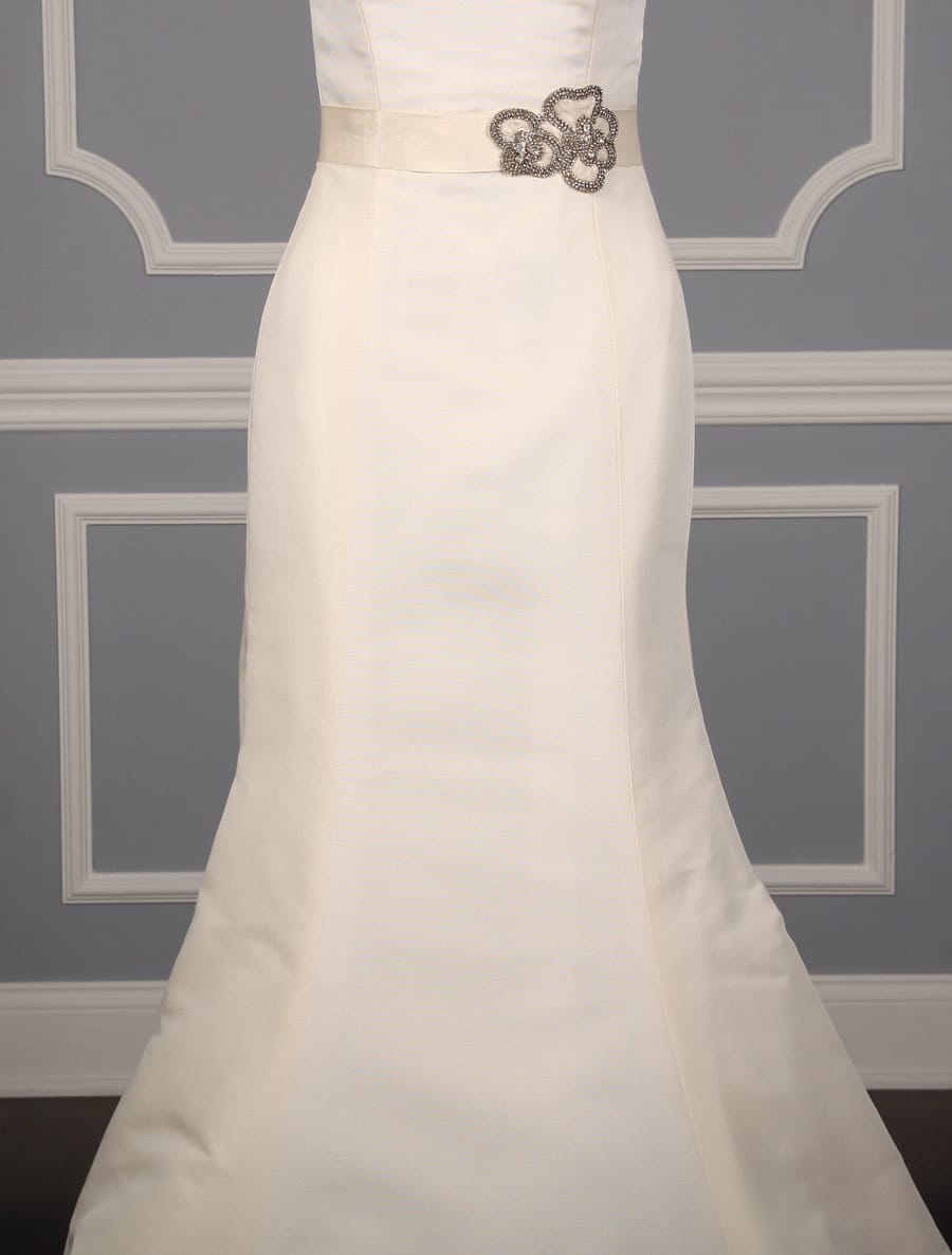 Sareh Nouri Annie Wedding Dress Front Skirt Detail with Sash