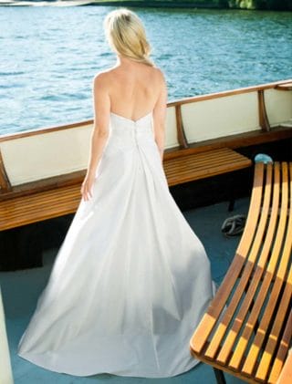 Lea-Ann Belter Harlow Wedding Dress Back