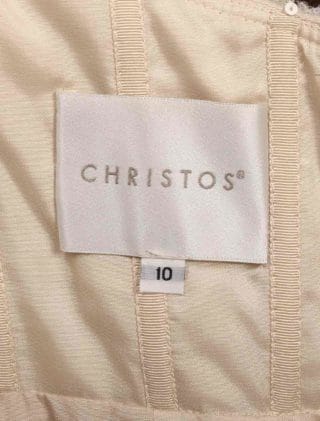 Christos Discount Wedding Dresses Mariah T309 Interior Label