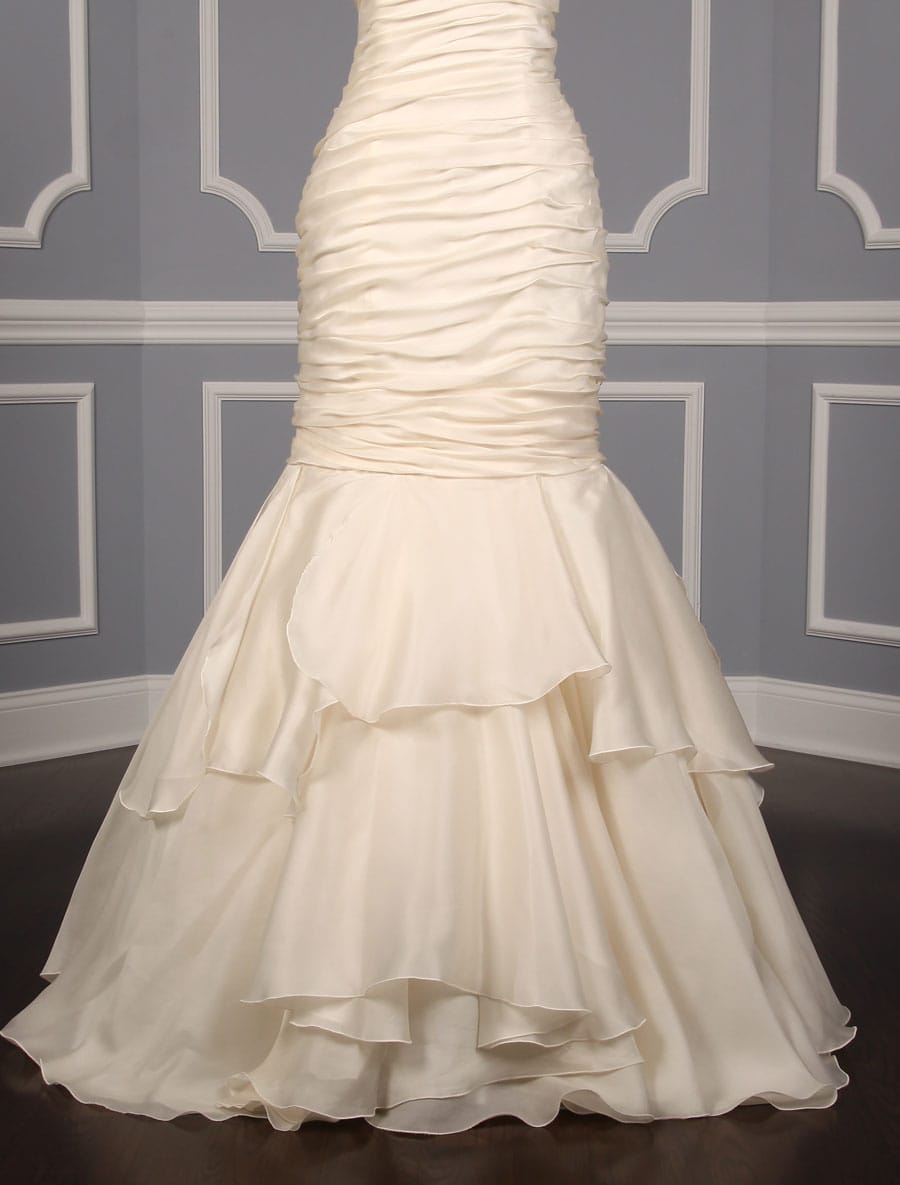 Ines Di Santo Wedding Dress Discounted Front Skirt