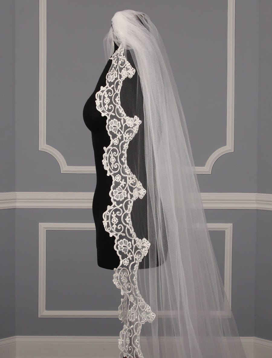 St Pucchi M1295 Discount Designer Bridal Veil