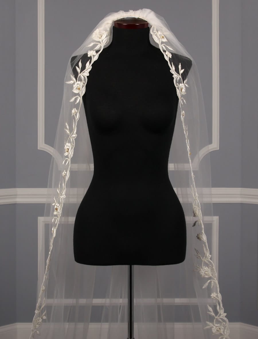 St Pucchi M1324-2 Discount Designer Bridal Veil
