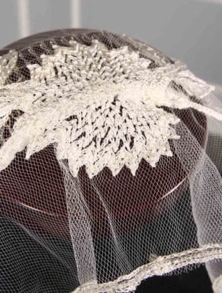 St Pucchi M1362-2 Discount Bridal Veil Detail