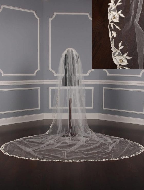St. Pucchi M1234 Diamond White Wedding Veil
