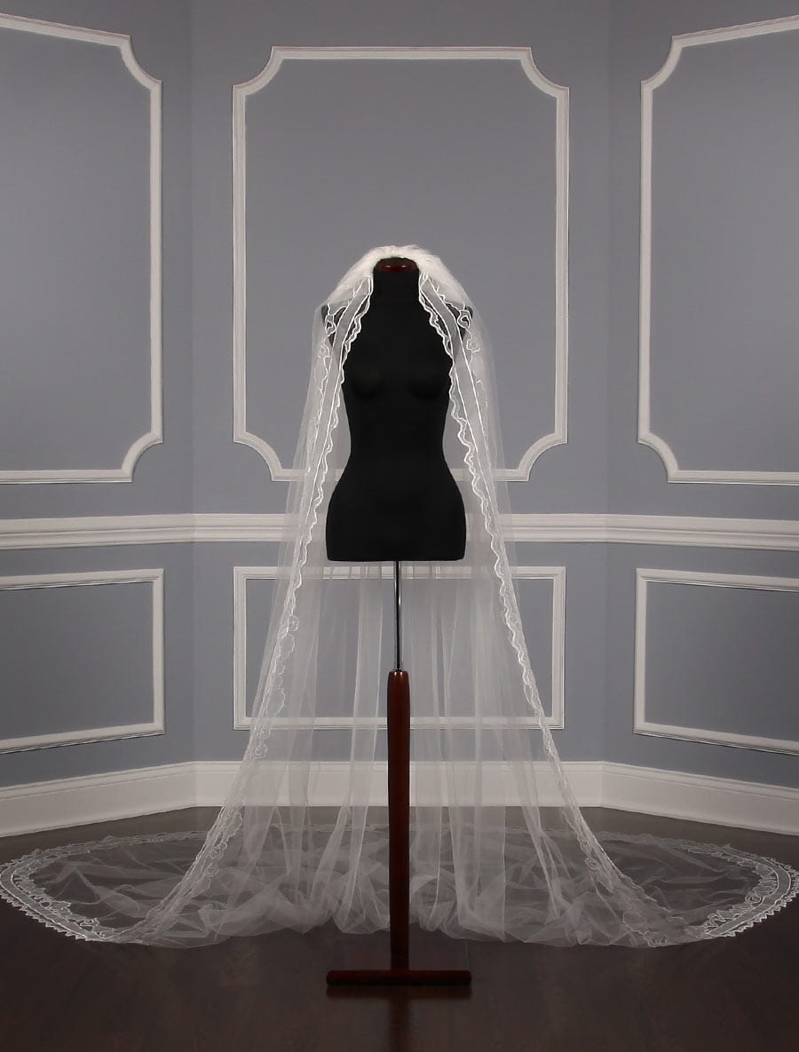 St. Pucchi M19522 Discount Designer Bridal Veil