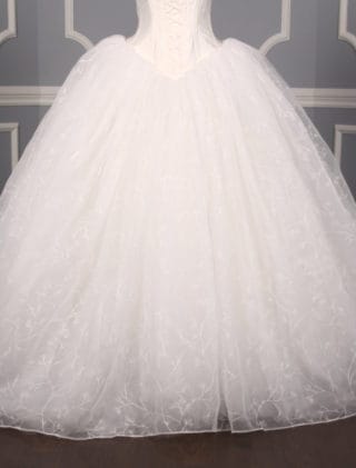 St. Pucchi Wedding Dress Discounted Front Skirt Valentina Z114