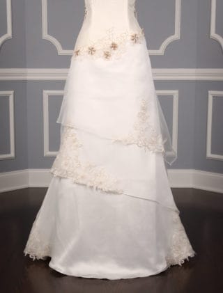 St Pucchi Wedding Dress Discounted Front Skirt