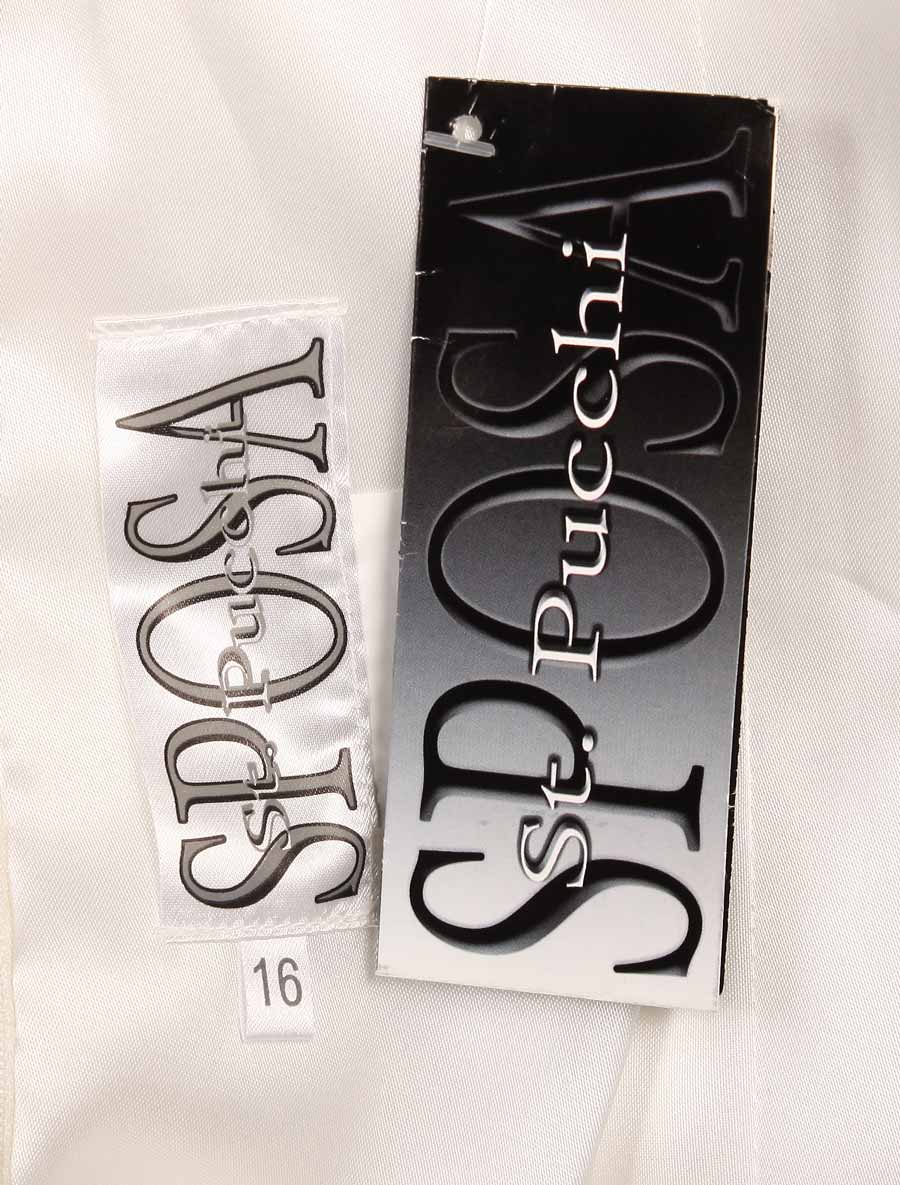 St. Pucchi Discount Wedding Dresses London Z167 Interior Label Hang Tag