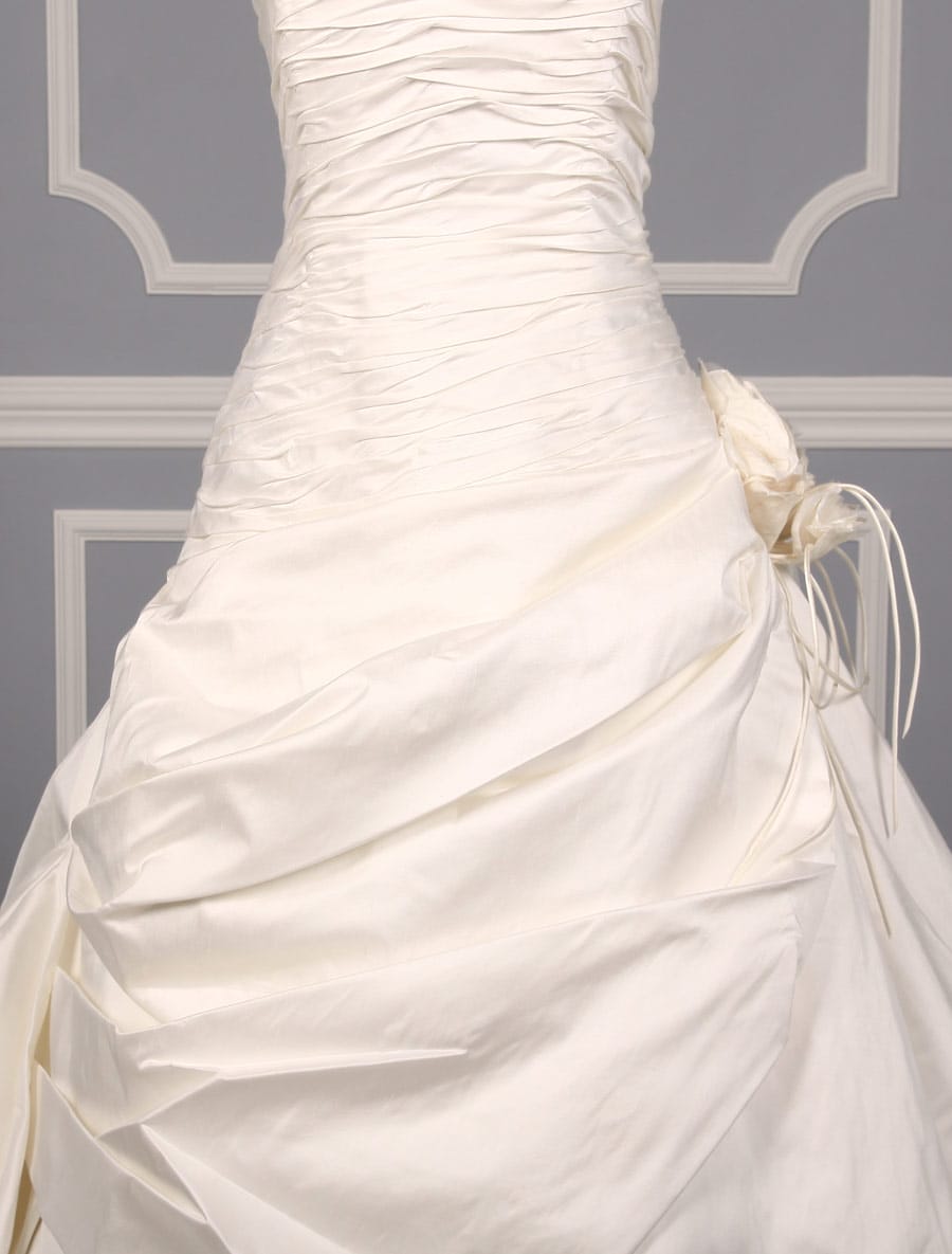 Wedding Dress Front Skirt Detail