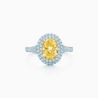 Tiffany & Co. Yellow Diamond Engagement Wedding Ring
