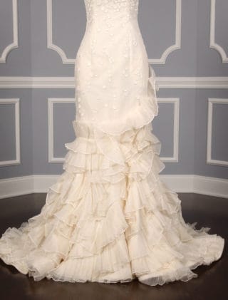 St. Pucchi Wedding Dress Discounted Front Skirt