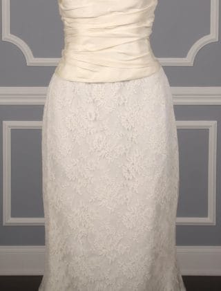 Pronovias Alcoy Wedding Dress Front Skirt Detail