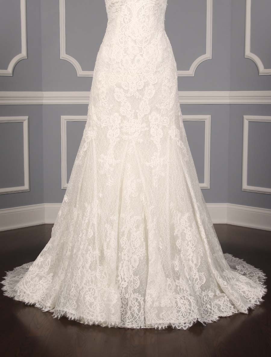 Pronovias Wedding Dress Discounted Front Skirt