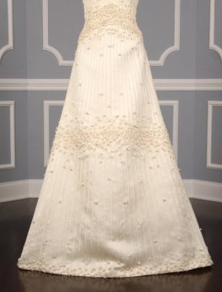 Matthew Christopher Wedding Dress Discounted Front Skirt