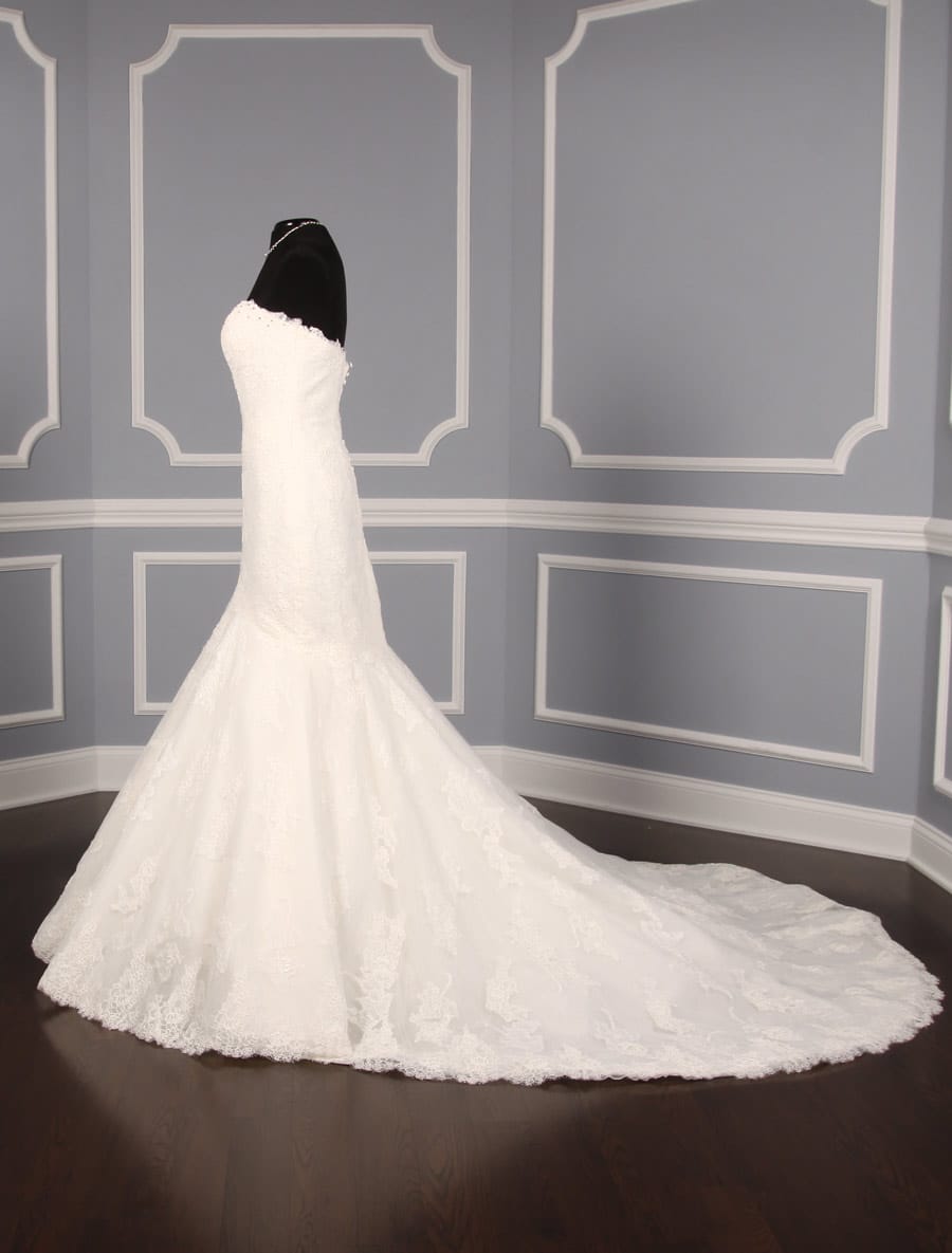 Pronovias Discount Designer Wedding Dress Prune