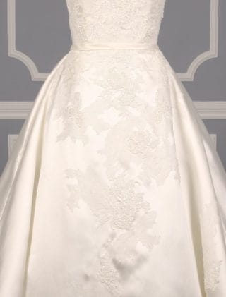 Pronovias Primura Wedding Dress Front Skirt Detail