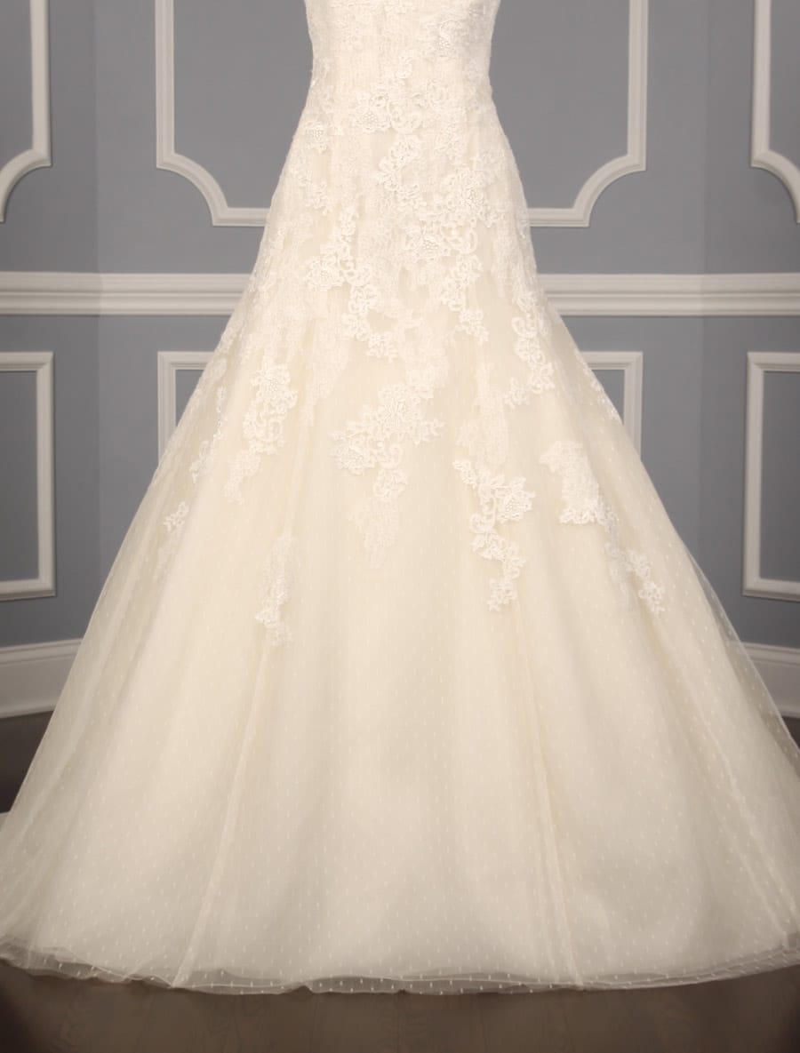 Pronovias Wedding Dress Discounted Front Skirt