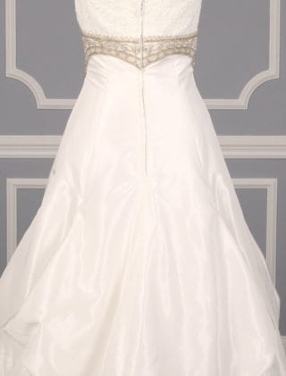 St. Pucchi Serenity Z325 Wedding Dress Back Skirt Detail