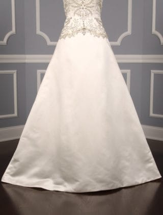 Casablanca Wedding Dress Front Skirt