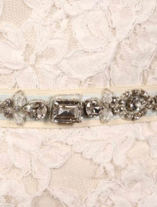 Homa Bridal Embellished Sash Detail