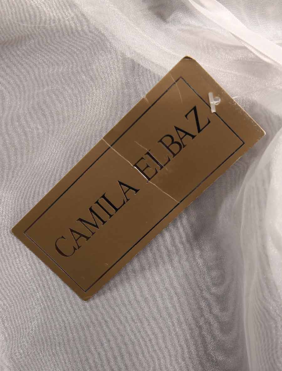 Camila Discount Bridal Jackets Elbaz 5767 Hang Tag