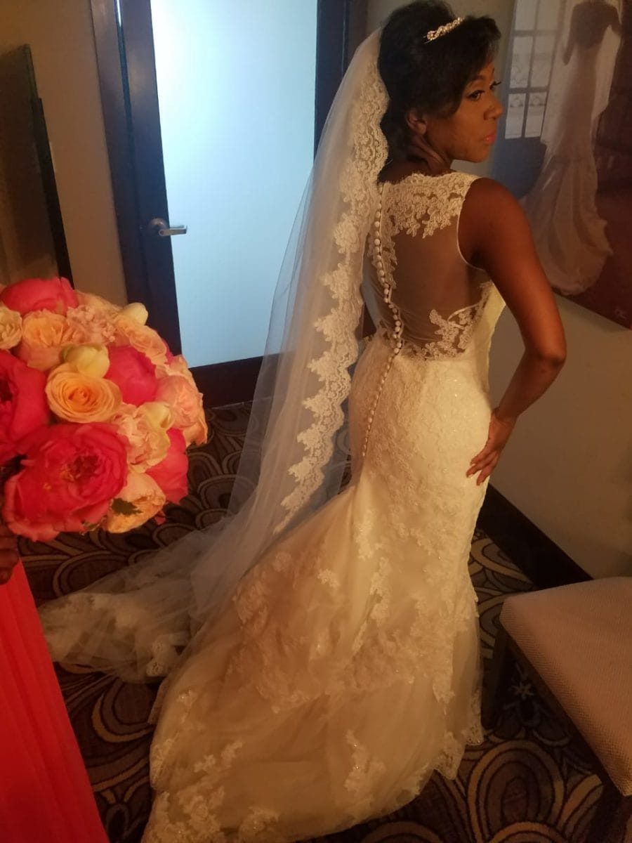 Alecia S Pronovias Maryland Wedding Gown 3