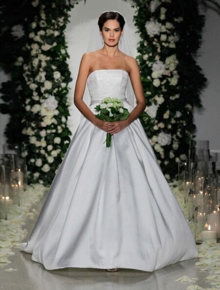 Anne Barge Cloister Wedding Dress Blue Willow Bride Size 8