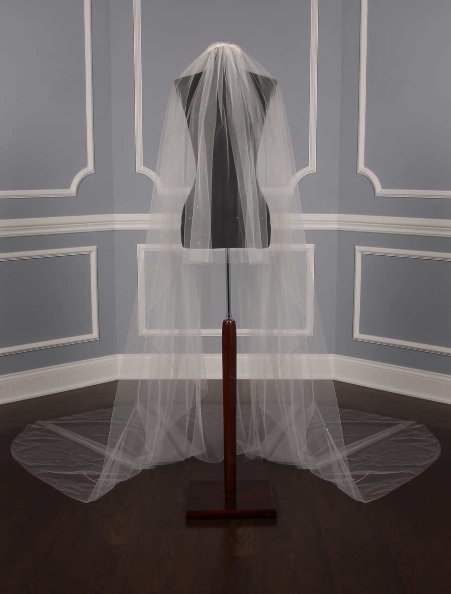Jennifer Leigh Twyla Bridal Veil With Blusher