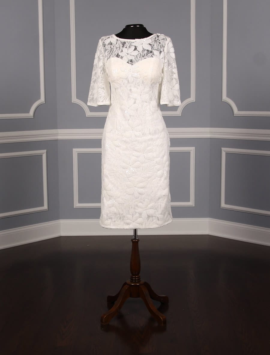 Carmen Marc Valvo C90058 Wedding Dress Front