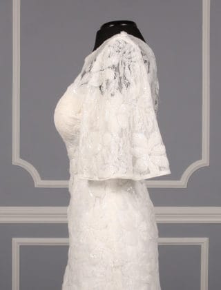 Carmen Marc Valvo C90058 Wedding Dress Side Bodice