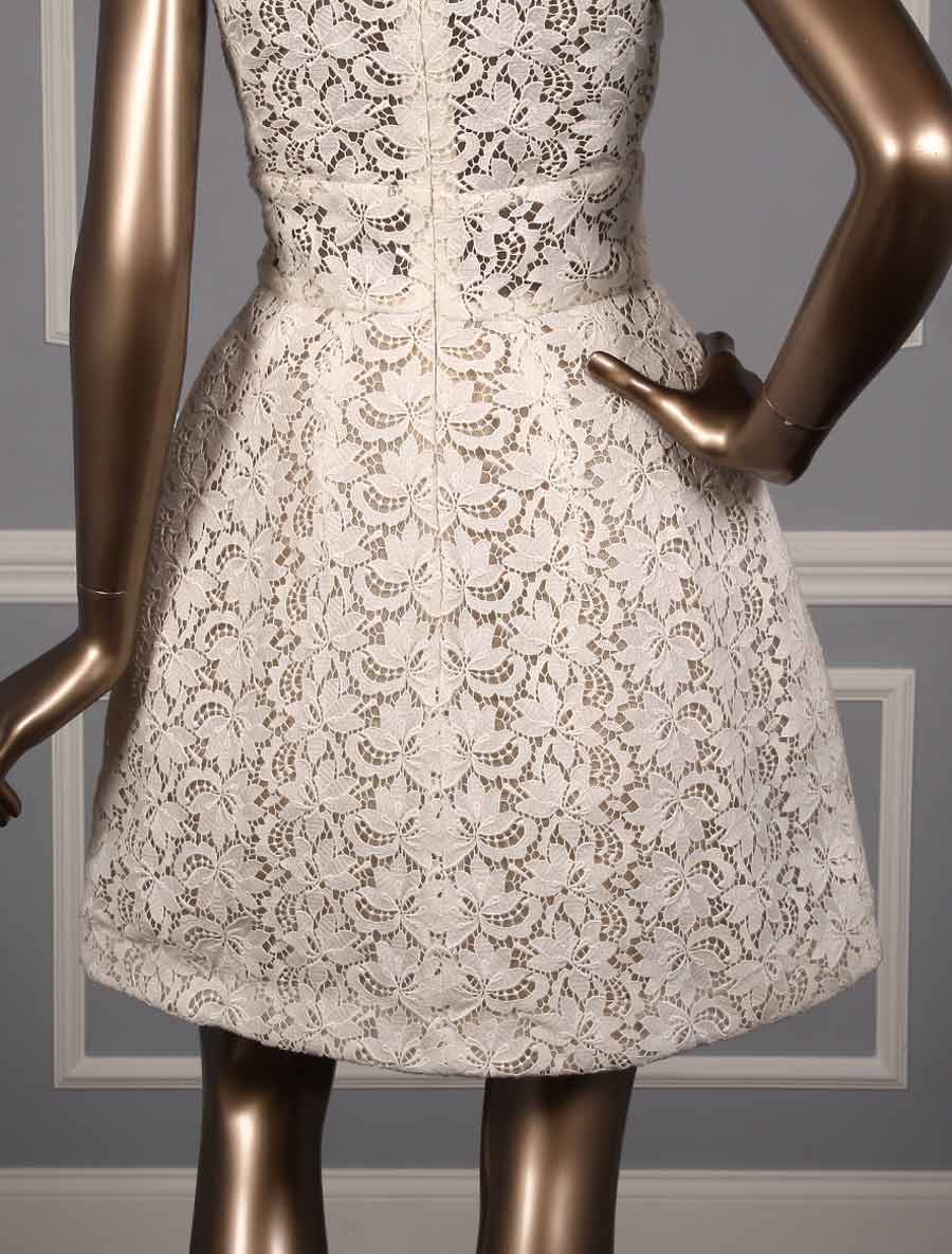 Monique Lhuillier Mavis Bridal Dress Back Skirt