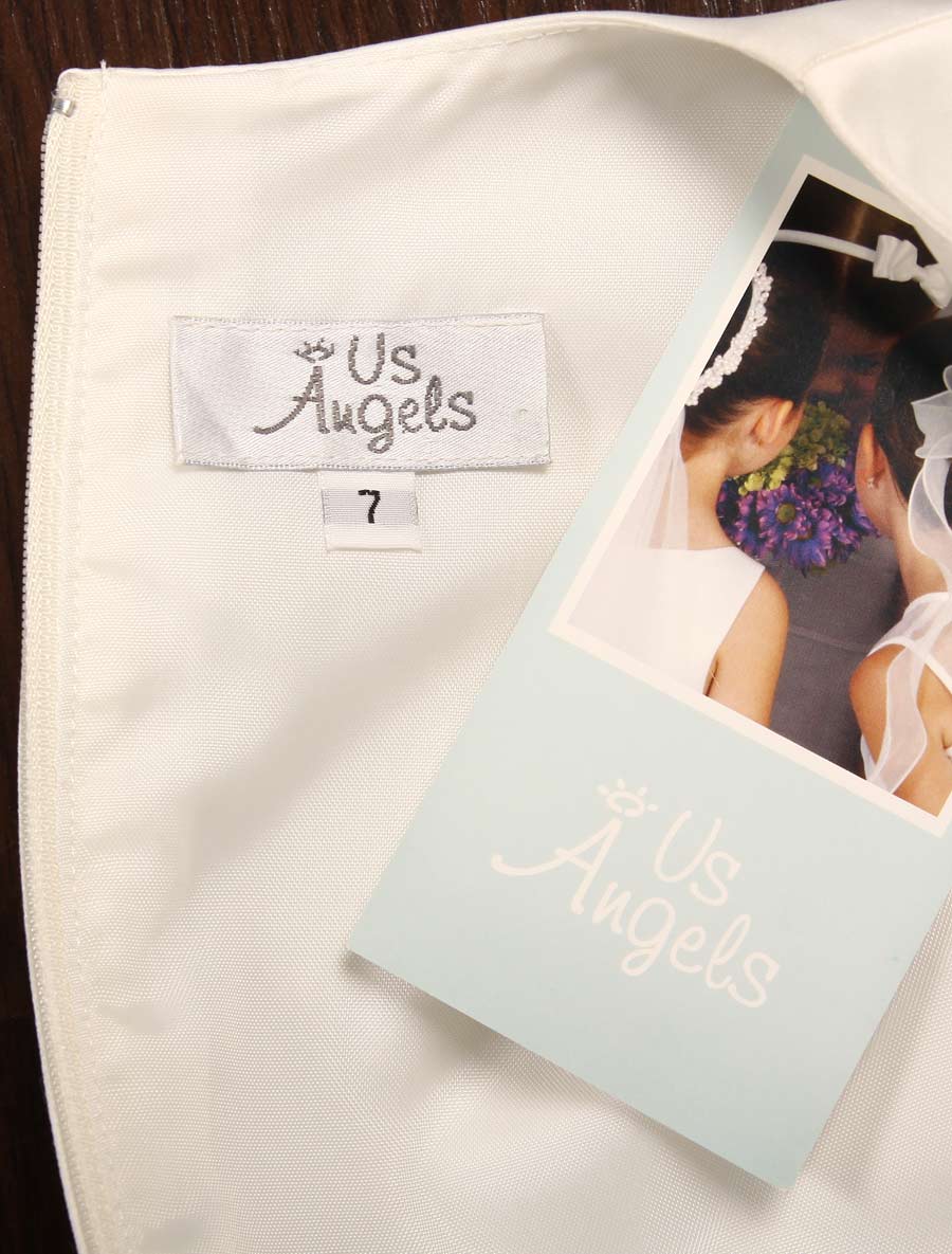 Us Angels 448 Flower Girl Dress Label Hang Tag