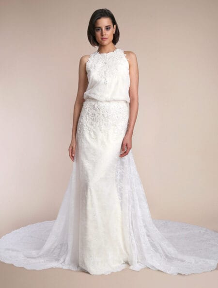 Carmen Marc Valvo Heather C90004 Wedding Dress Size 6