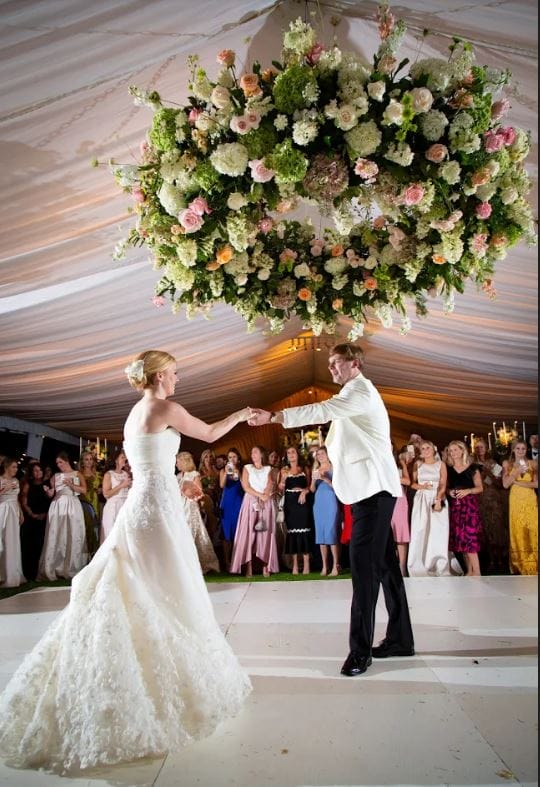 Sarah James Oscar de la Renta Aline 55E07 Reception