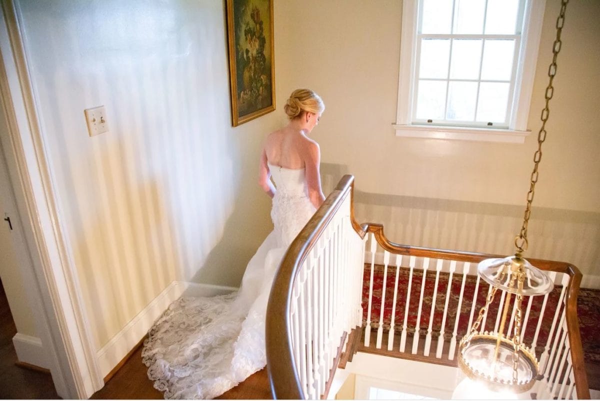 Sarah James Oscar de la Renta Aline Gown