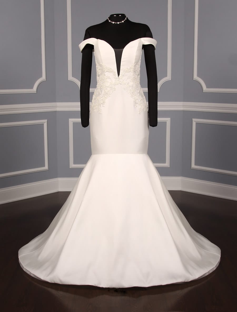 Kenneth Pool Mikayla K492 Discount Designer Wedding Dress