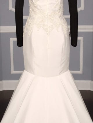 Kenneth Pool Mikayla K492 Wedding Dress Back Skirt Detail