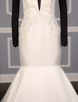 Kenneth Pool Mikayla K492 Wedding Dress Front Skirt Detail