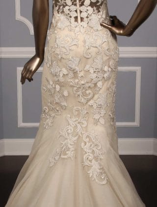 Liancarlo 6855 Wedding Dress Back Skirt Detail