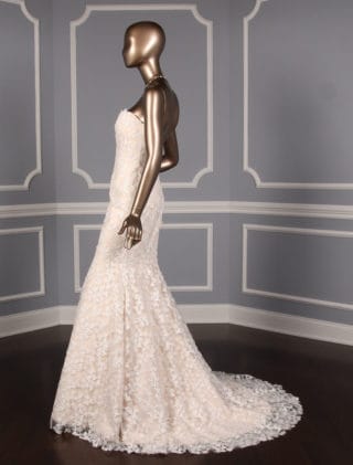 Romona Keveza RK7408 Pearl Rose Petal Wedding Dress