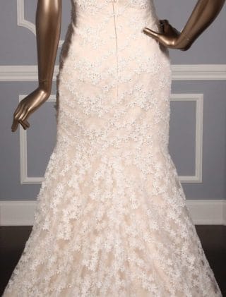 Romona Keveza RK7408 Wedding Dress Back Skirt Detail