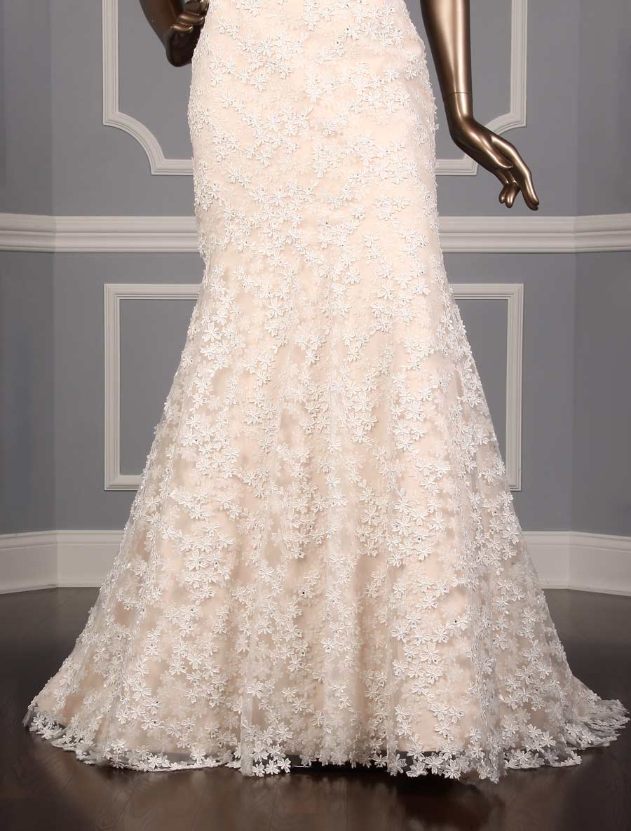 Romona Keveza RK7408 Wedding Dress Front Skirt