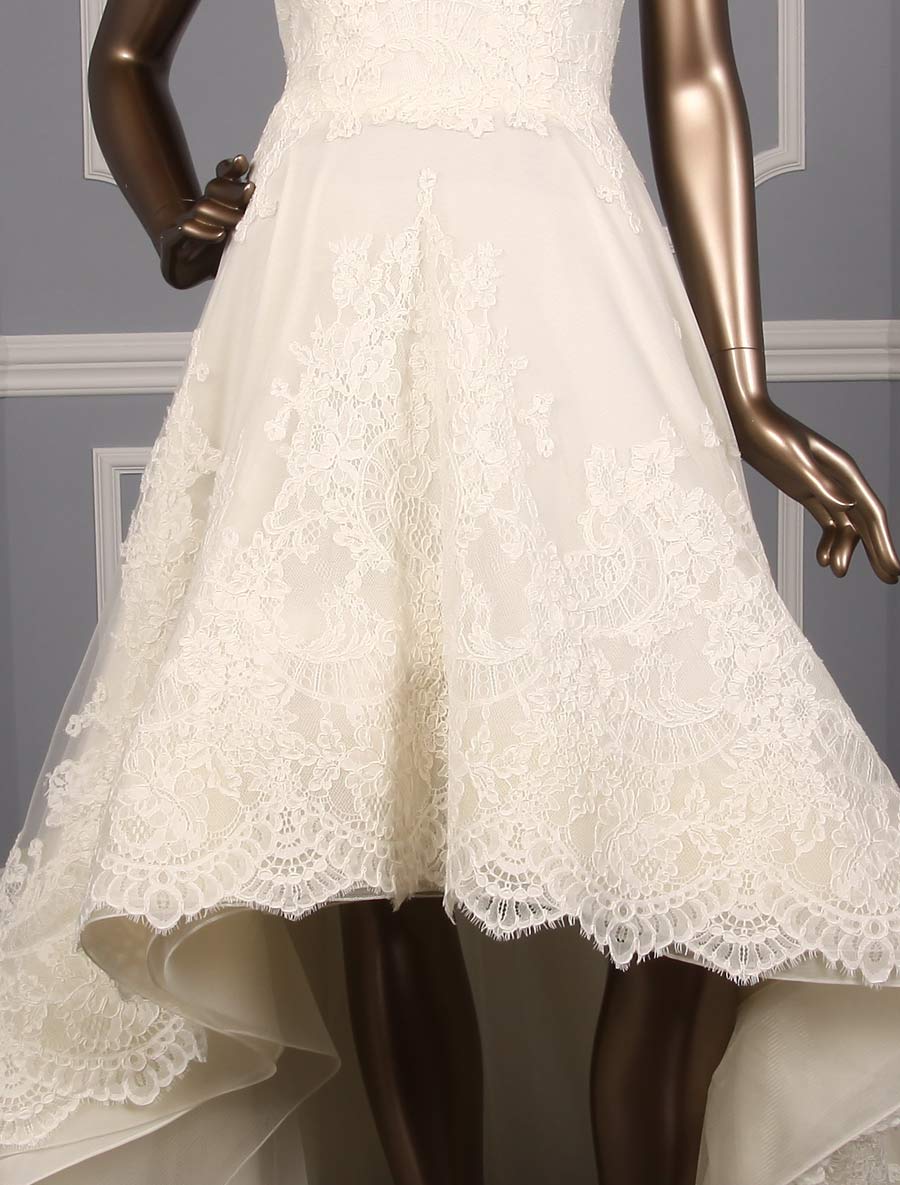 Liancarlo 6873 Lace Wedding Dress Front Skirt Detail