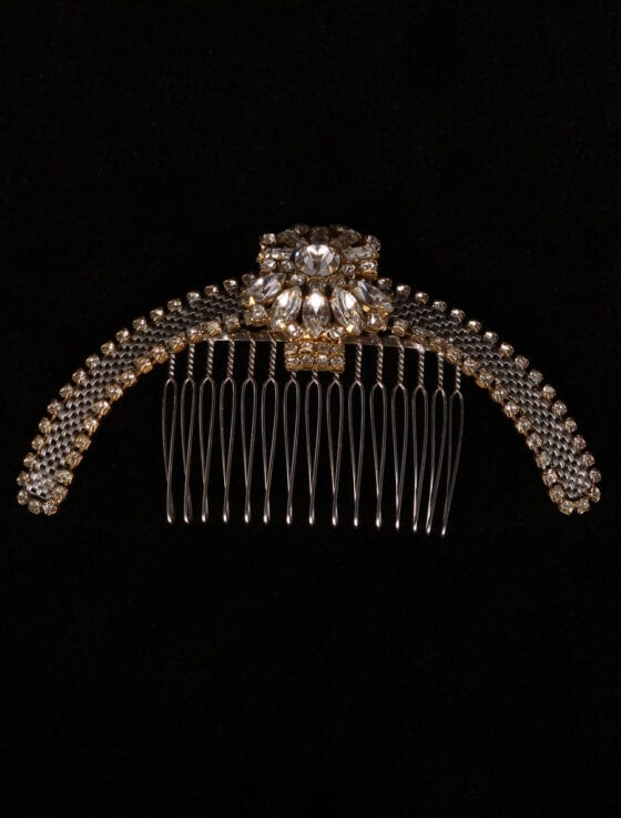 Paris Debra Moreland White Diamonds Bridal Hair Comb